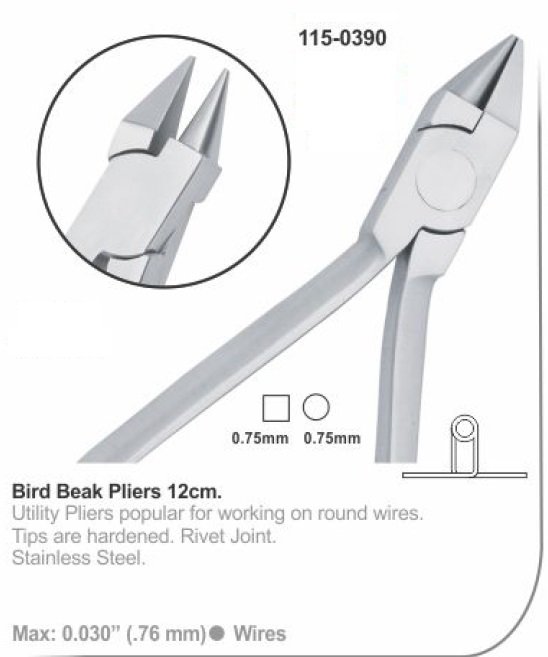 Cleste Birdbeak 12cm cioc de pasare orto 115-0390