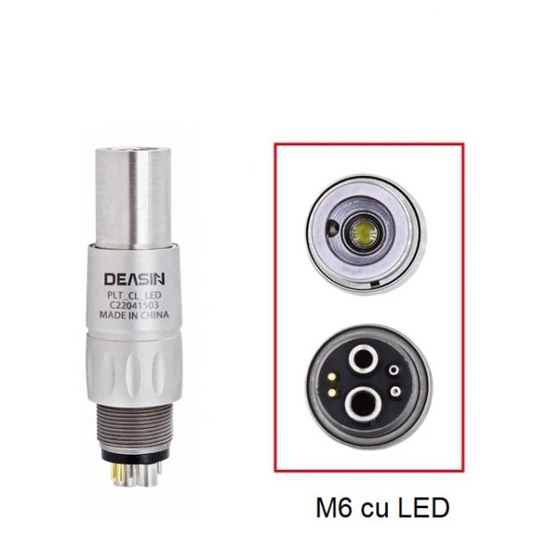 Cupla rapida M6 tip NSK cu LED pentru turbina