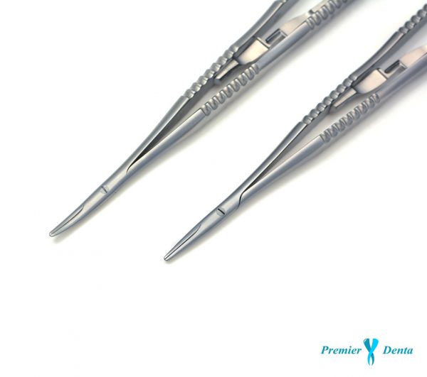 Portac pensa microchirurgie Castroviejo 17cm extrafin varfuri diamantate