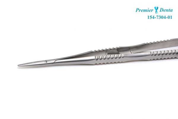 Portac pensa microchirurgie Castroviejo 17cm extrafin varfuri diamantate