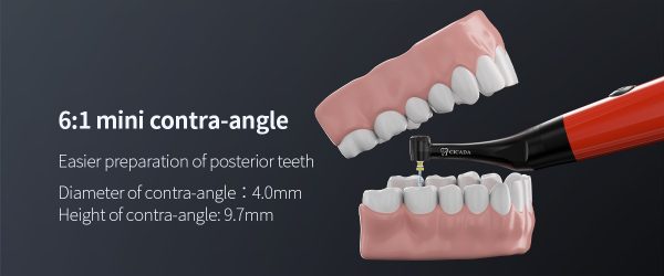 Micromotor endodontic CICADA T-FINE-II PLUS endomotor fara fir