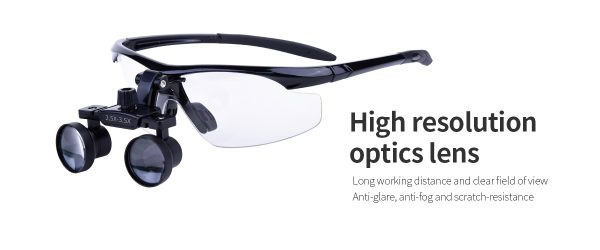 Ochelari cu lupe 2.5X cu iluminare LED